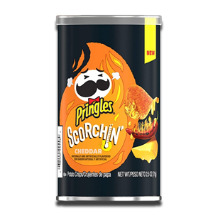 Pringles Scorchin Cheddar 71g