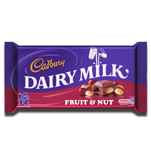 Cadbury Dairy Milk Fruit & Nut 110g Cadbury Dairy Milk Fruit & Nut 110g