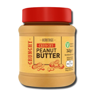 Heritage Crunchy Peanut Butter 340g Heritage Crunchy Peanut Butter 340g