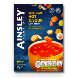 Ainsley Harriott Cup Soup Szechuan Hot & Sour 60g Ainsley Harriott Cup Soup Szechuan Hot & Sour 60g