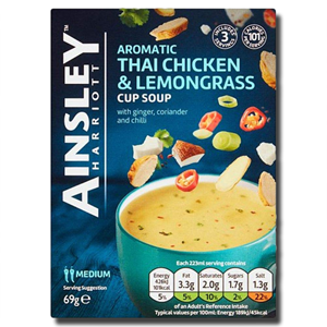 Ainsley Harriott Cup Soup Thai Chicken & Lemongrass 69g