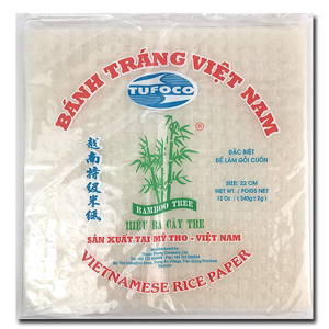 Bamboo Tree Rice Paper Deep Fry 22cm 400g Bamboo Tree Rice Paper Deep Fry 22cm 400g