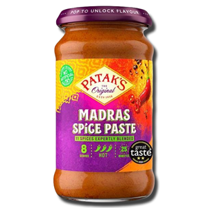 Patak's Madras Curry Paste High Heet 283g