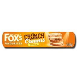 Fox's Golden Crunch Creams 200g