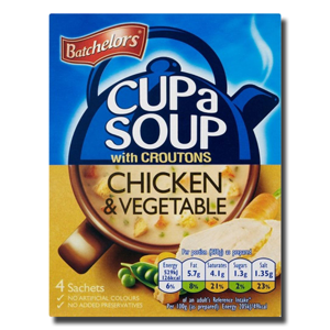 Batchelors Cup Soup Chicken Vegetables 110g Batchelors Cup Soup Chicken Vegetables 110g