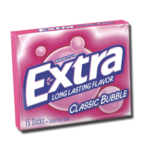 Extra Classic Bubble Gum 15 Extra Classic Bubble Gum 15