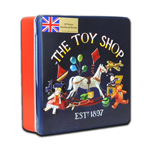 Grandma Wild's Embossed Square Toy Shop Tin 400g