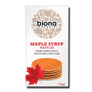Biona Organic Waffles Maple Syrup 175g