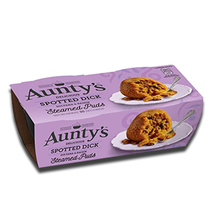 Aunty's Spotted Dick Steamed Puddings
