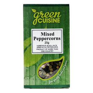 Green Cuisine Grinder Mixed Peppercorns 45g Green Cuisine Grinder Mixed Peppercorns 45g
