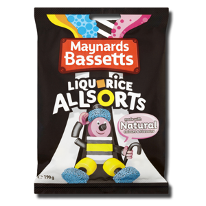 Bassetts Liquorice Allsorts 165g Bassetts Liquorice Allsorts 165g
