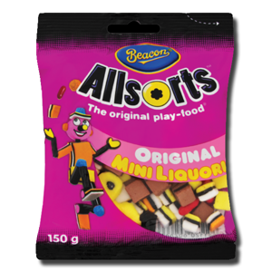 Beacon Liquorice Allsorts Original SA 150g Beacon Liquorice Allsorts Original SA 150g