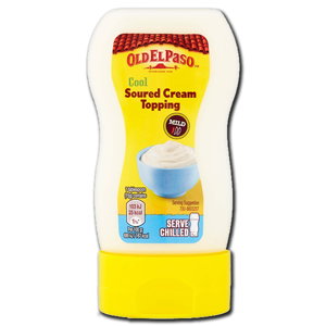 Old El Paso Soured Cream Topping 230g Old El Paso Soured Cream Topping 230g