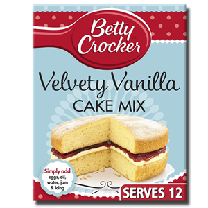 Betty Crocker Velvety Vanilla Cake Mix 425g