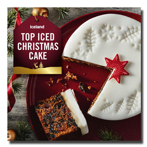 Iceland Top Iced Christmas Fruit Cake 907g