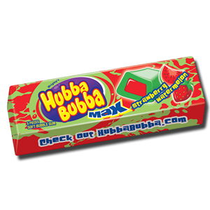 Hubba Bubba Strawberry Watermelon Gum 5'
