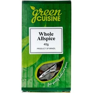 Green cuisine Whole Allspice 40g