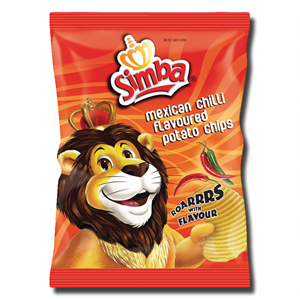 Simba Mexican Chilli Potato Chips 120g