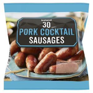 Iceland Cocktail Sausages 26's 364g Iceland Cocktail Sausages 26's 364g