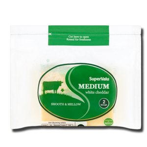 Supervalu Medium White Cheddar 200g