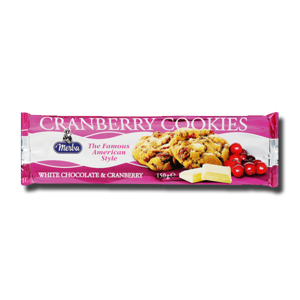 Merba White Chocolate and Cranberry 150g