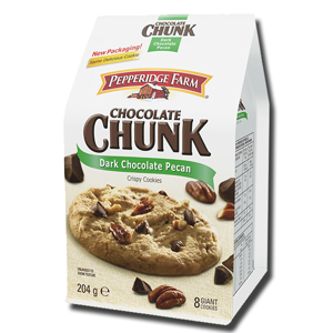 Pepperidge Farm Dark Chocolate Pecan Cookies 204g Pepperidge Farm Dark Chocolate Pecan Cookies 204g