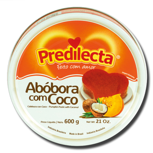 Predilecta Doce Abóbora com Coco 600g Predilecta Doce Abóbora com Coco 600g